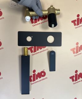 Смеситель для раковины Timo Anni 2771/03SM Черный матовый